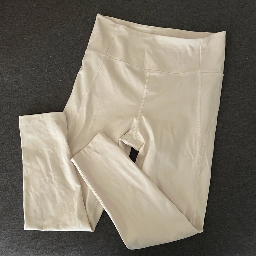 L IVORY HIGH RISE GIRLFRIEND COLLECTIVE LEGGING